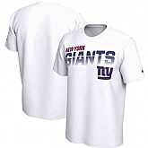 New York Giants Nike Sideline Line of Scrimmage Legend Performance T-Shirt White,baseball caps,new era cap wholesale,wholesale hats